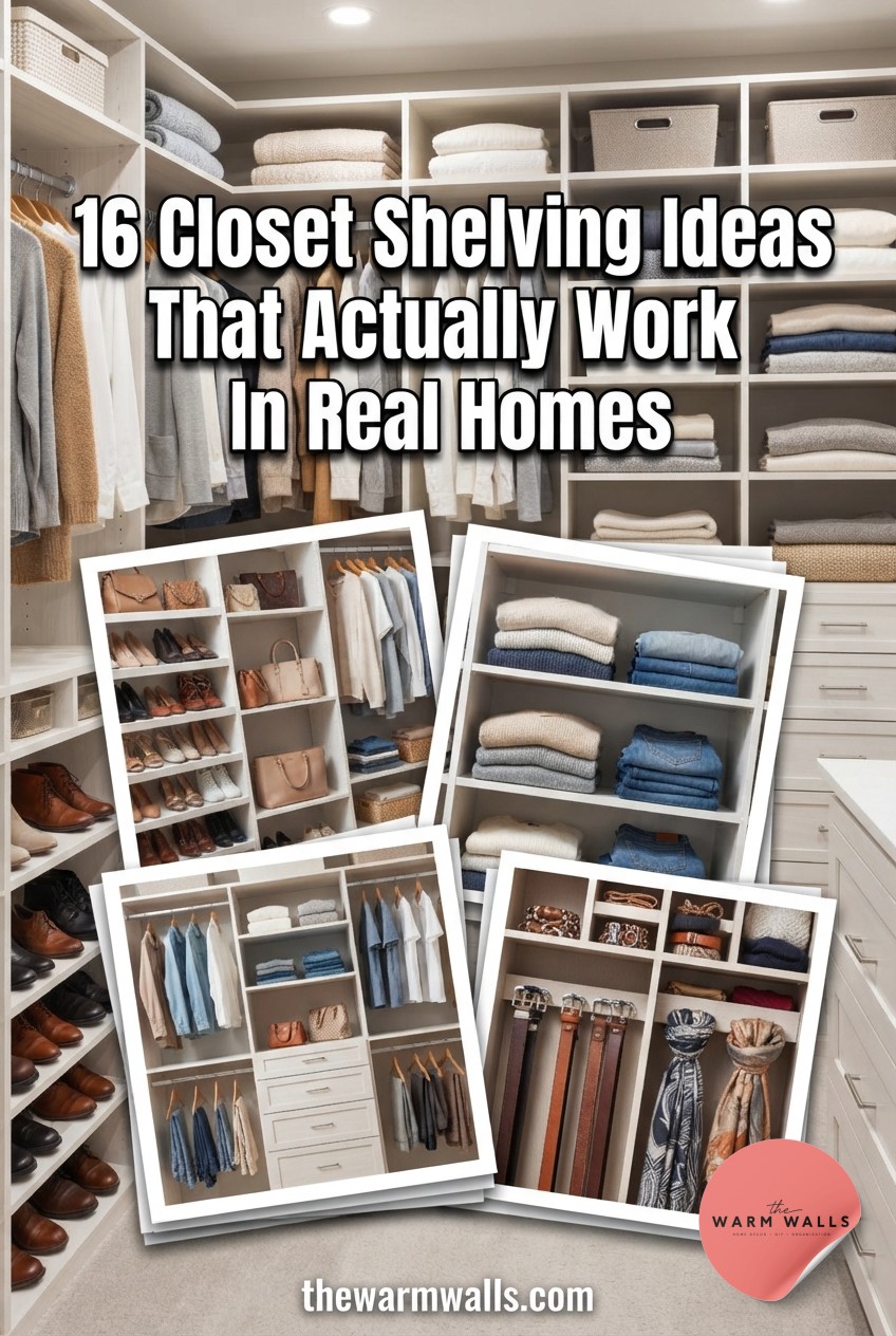 16 Closet Shelving Ideas That Actually Work In Real Homes