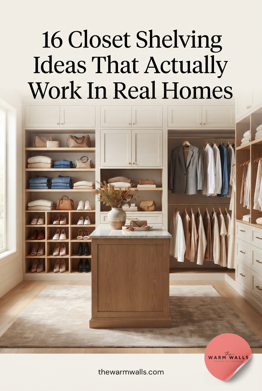 16 Closet Shelving Ideas That Actually Work In Real Homes