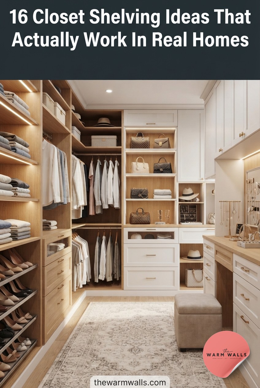 16 Closet Shelving Ideas That Actually Work In Real Homes