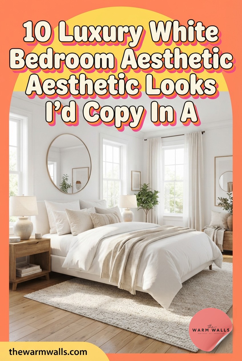 10 Luxury White Bedroom Aesthetic Looks I'd Copy In A