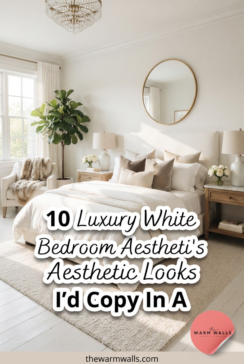10 Luxury White Bedroom Aesthetic Looks I'd Copy In A